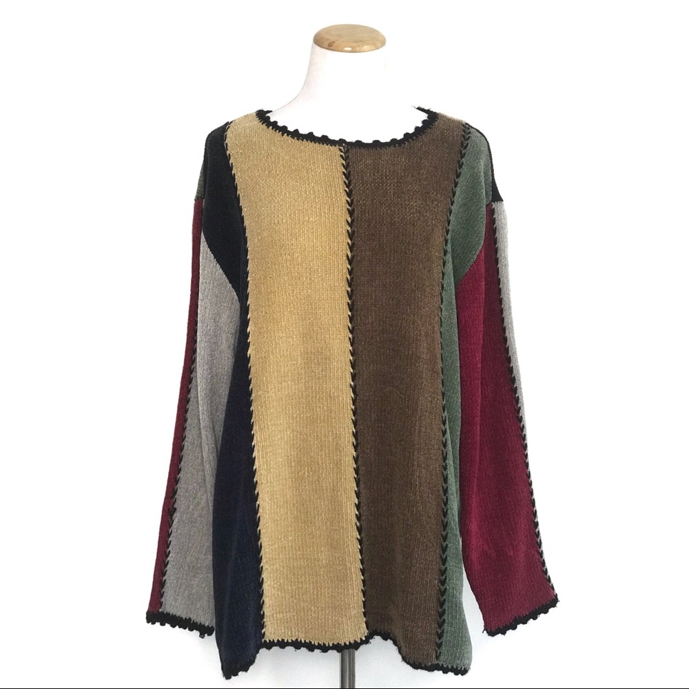 Vintage 90’s Patchwork Sweater